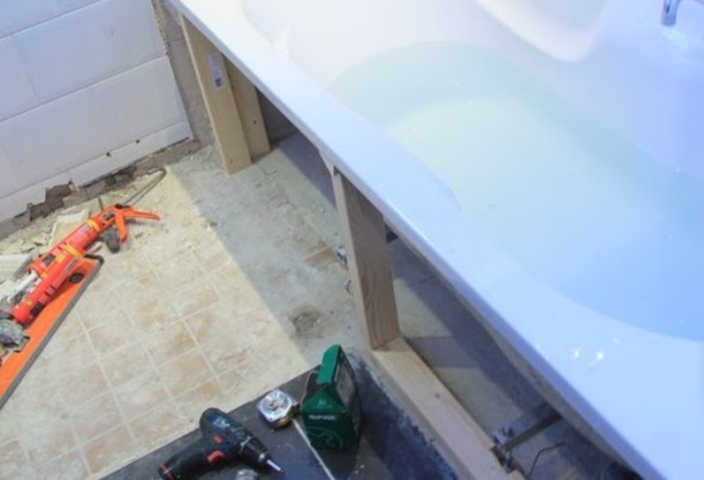 Reinforcing Flooring For A Bathtub On The Second Floor Artisan