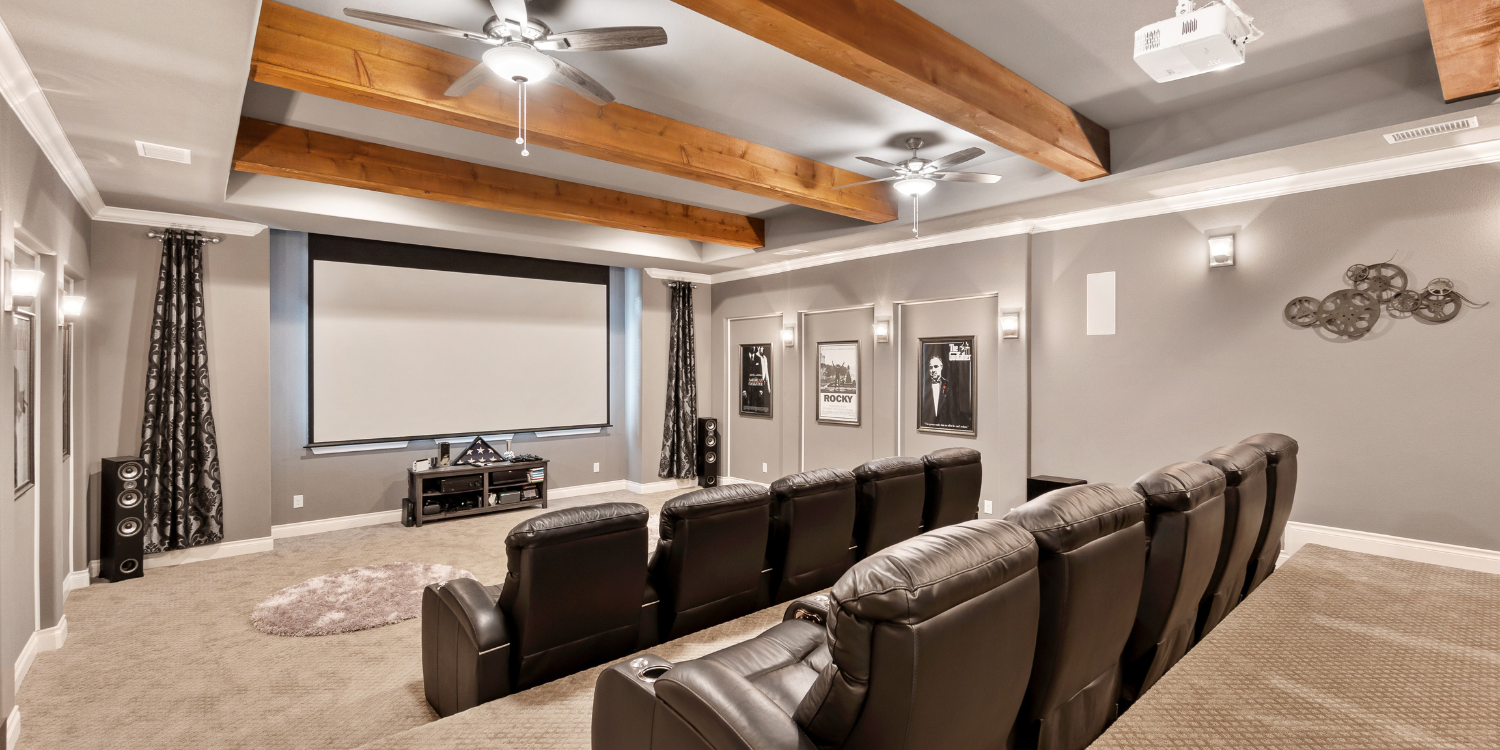 Basement Home Theatre - Six Ideas for Finishing Your Basement 